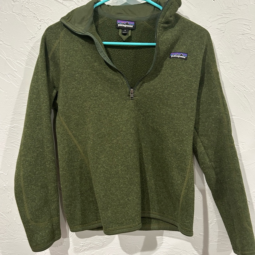 Size small Green Patagonia pull over